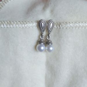 James Avery Vintage Cultured Pearl Earrings